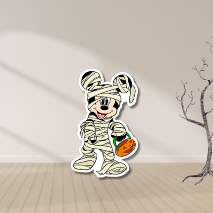 Halloween Mummy Mouse Character Cutout – 24", 30" & 36"
