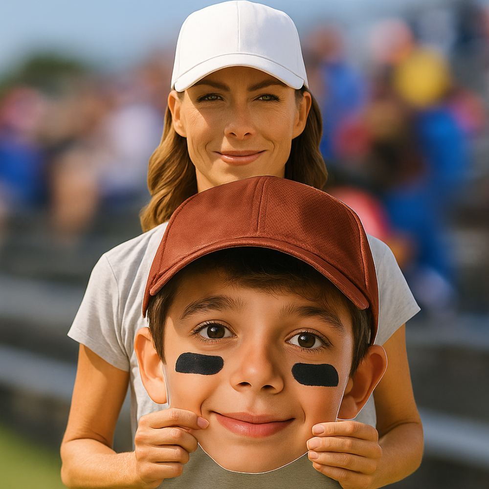 Custom Sports Big Head Cutout – Perfect for Fans & Game Day