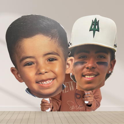 24 inch Big Head Cutout for youth sports printed in Oxnard CA