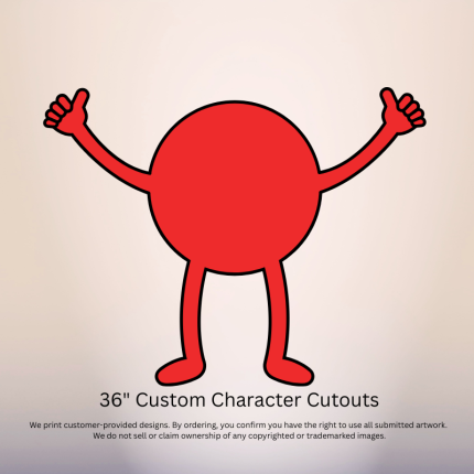 36 inch kids birthday character cutout oxnard
