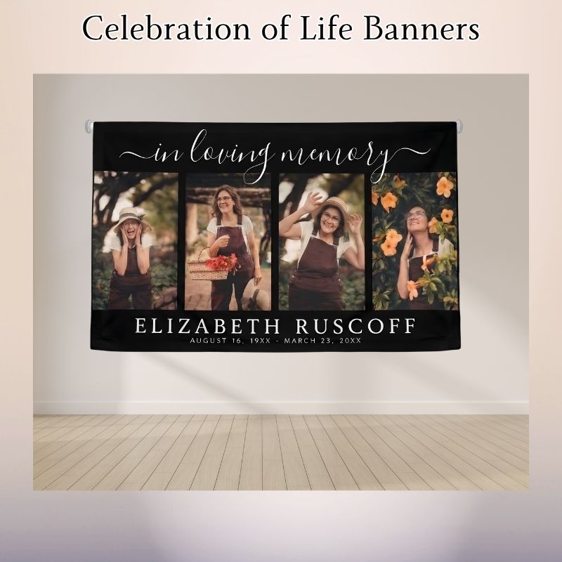 custom photo collage display with multiple images for birthday or celebration event