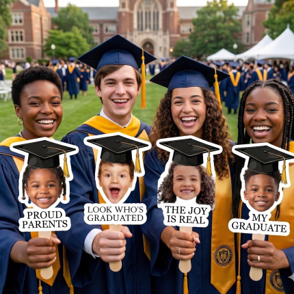 graduation big head cutouts group custom face props grad party Oxnard Ventura Camarillo