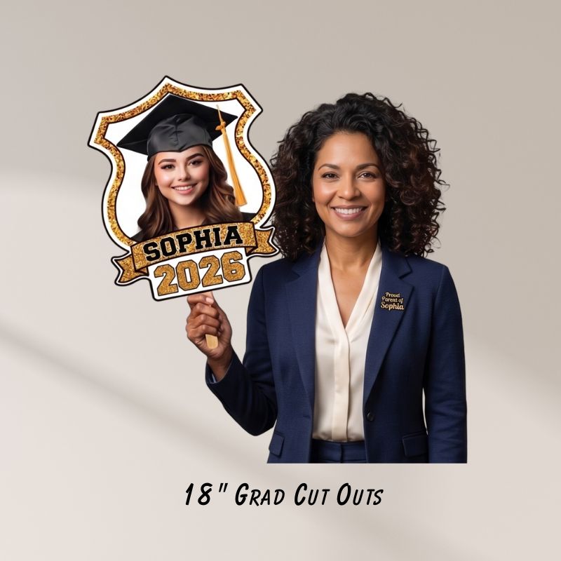 graduation-party-big-head-cutouts-custom-oxnard.jpg personalized graduation big head cutout 18 inch custom photo prop grad party Ventura County