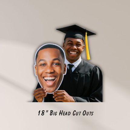 18 inch graduation big head cut outs for graduation parties