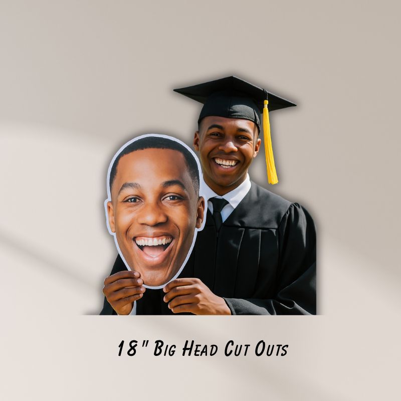 18 Inch Graduation Big Head Cut Outs 18 inch graduation big head cut outs for graduation parties