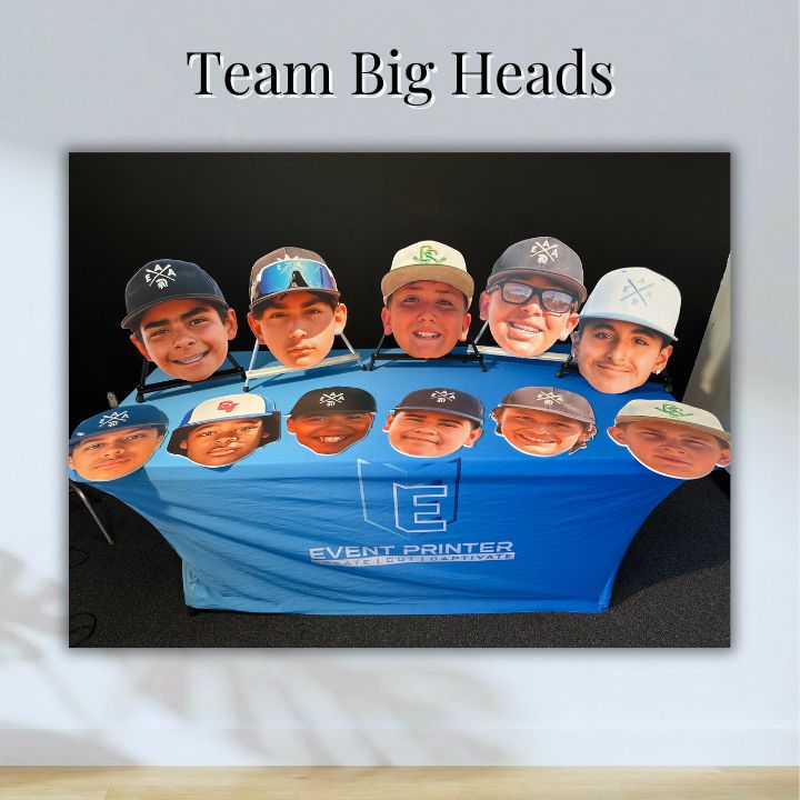 team-big-heads-cut-outs-camarillo baseball team big heads custom player photo cutouts senior night oxnard ventura