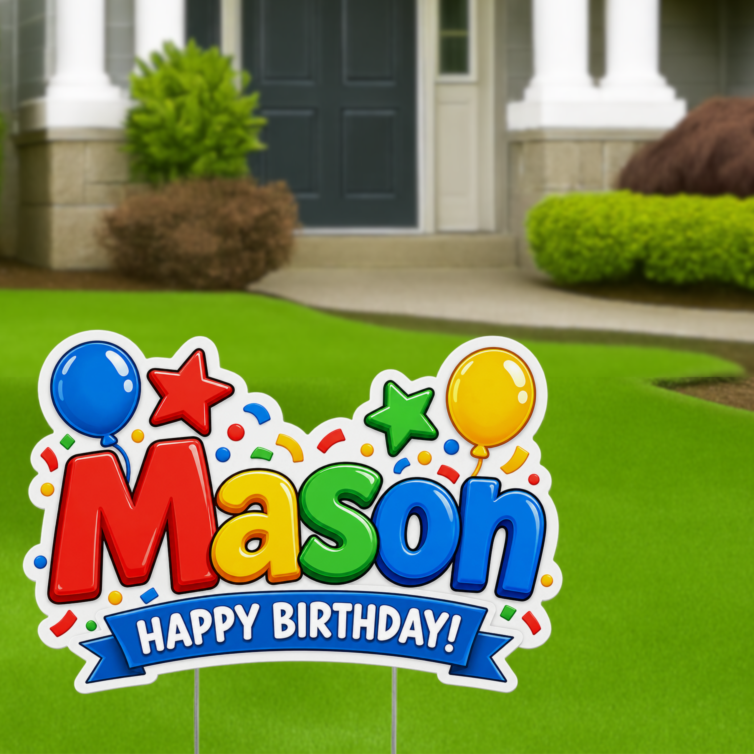 Personalized Kids Birthday Yard Sign – Oxnard Personalized Kids Birthday Yard Sign – Oxnard