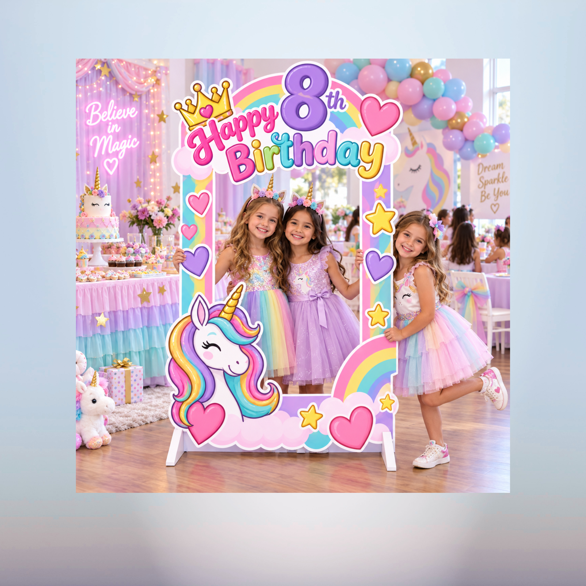 Gaming 8th Birthday Custom Selfie Frame Photo Prop | Oxnard Gaming 8th Birthday Custom Selfie Frame Photo Prop