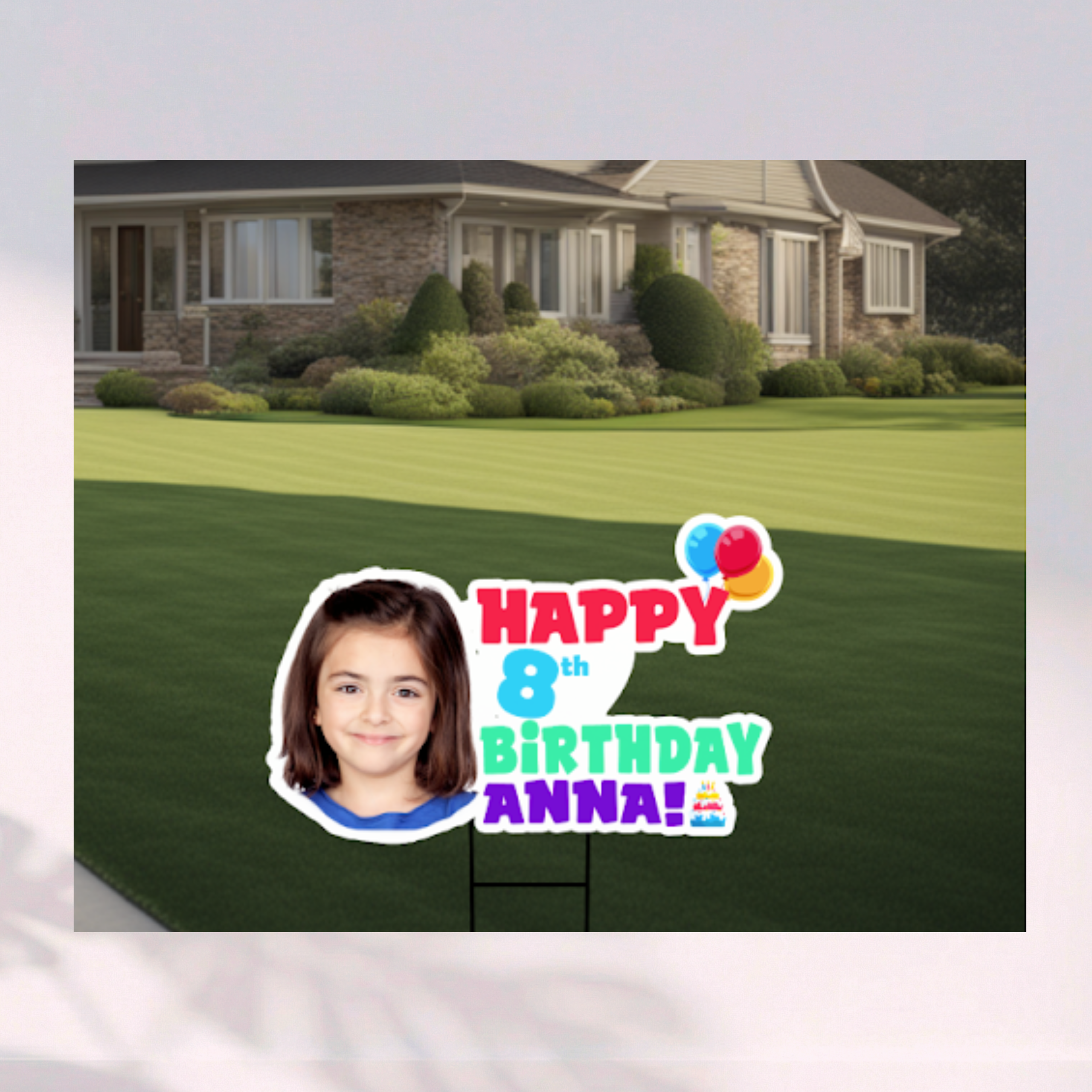 24 × 18-inch yard sign
