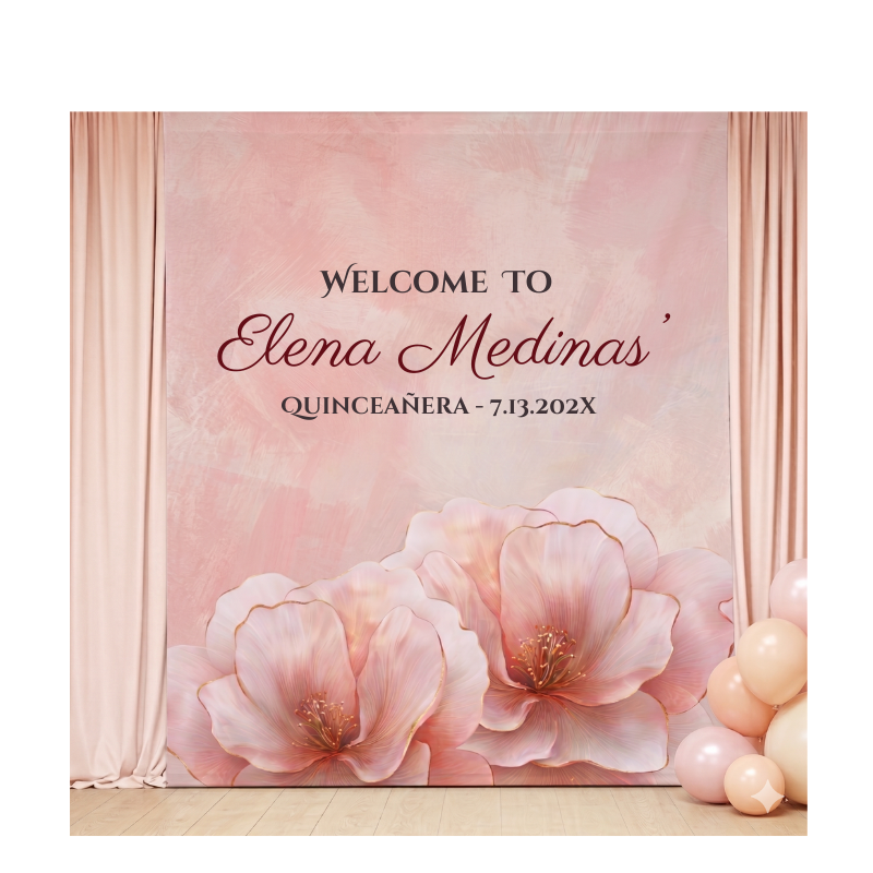 Quinceañera Welcome Signs & Backdrops Oxnard (2)