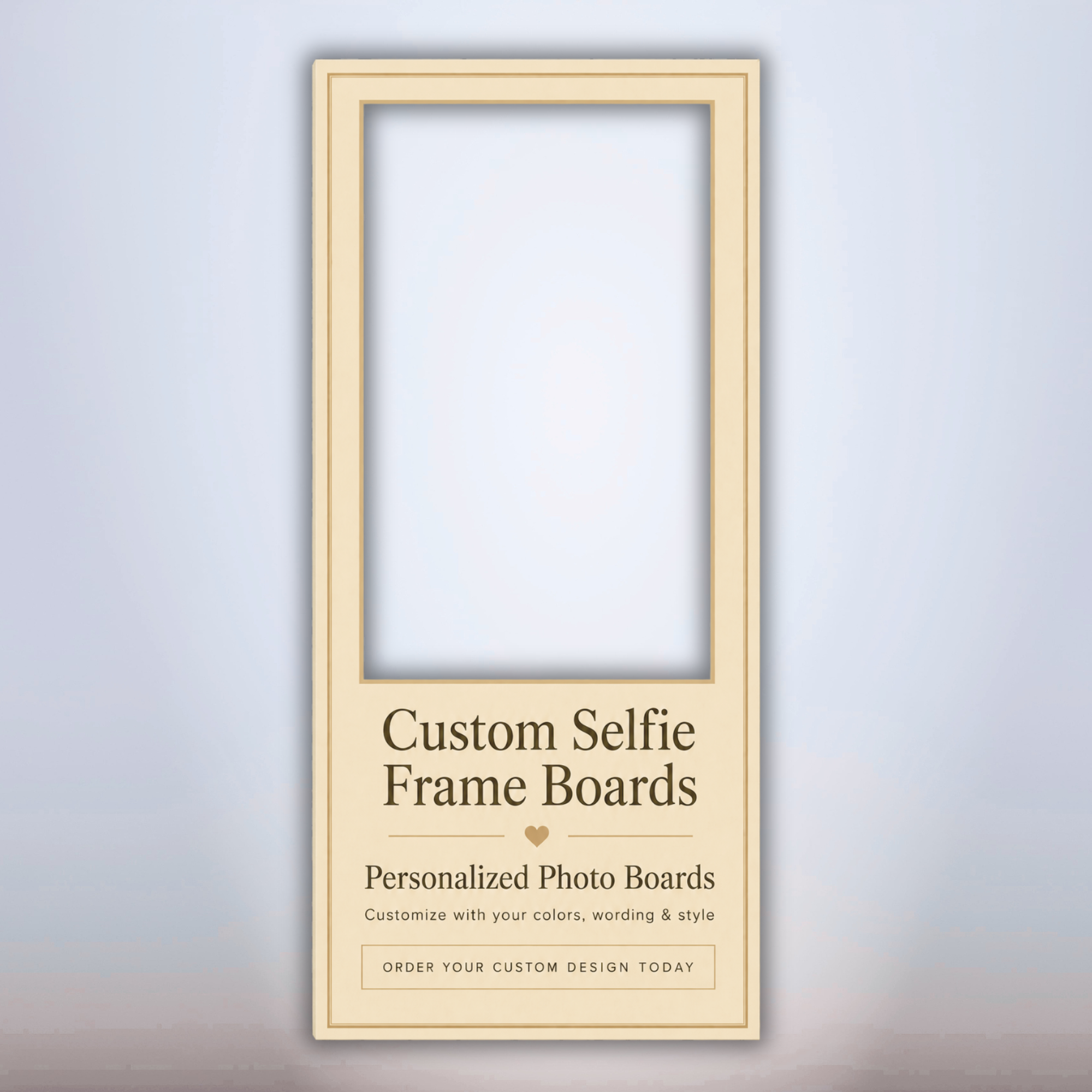 44 × 84 Vertical Custom Selfie Frame Photo Booth Prop | Oxnard 44 × 84 Vertical Custom Selfie Frame Photo Booth Prop