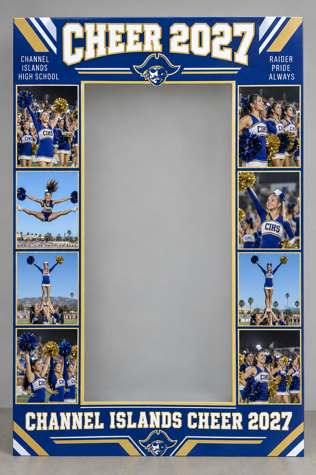 Channel Islands High School Cheer Selfie Frame Photo Booth Prop Channel Islands High School Cheer Selfie Frame Photo Booth Prop
