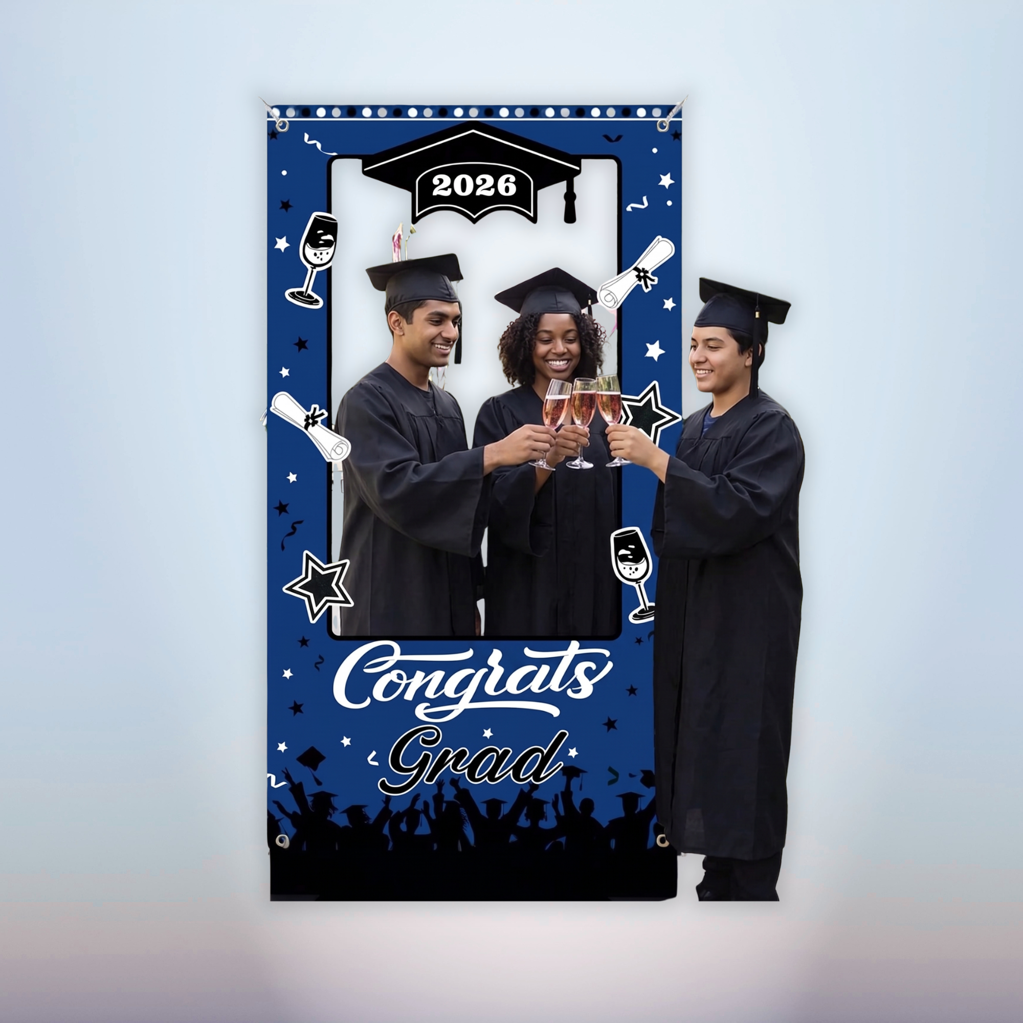 Graduation Custom Selfie Frame – Class of 2026 Photo Booth Prop Graduation Custom Selfie Frame – Class of 2026 Photo Booth Prop