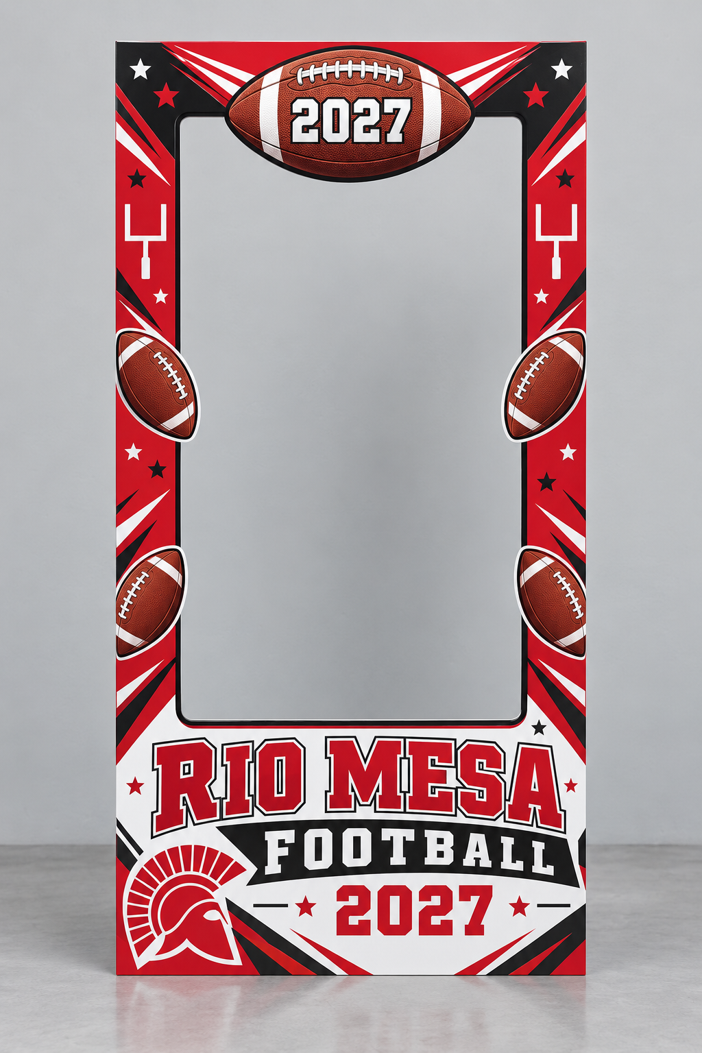 Rio Mesa High School Football Custom Selfie Frame – Senior Night Photo Booth Prop Rio Mesa High School Football Custom Selfie Frame – Senior Night Photo Booth Prop
